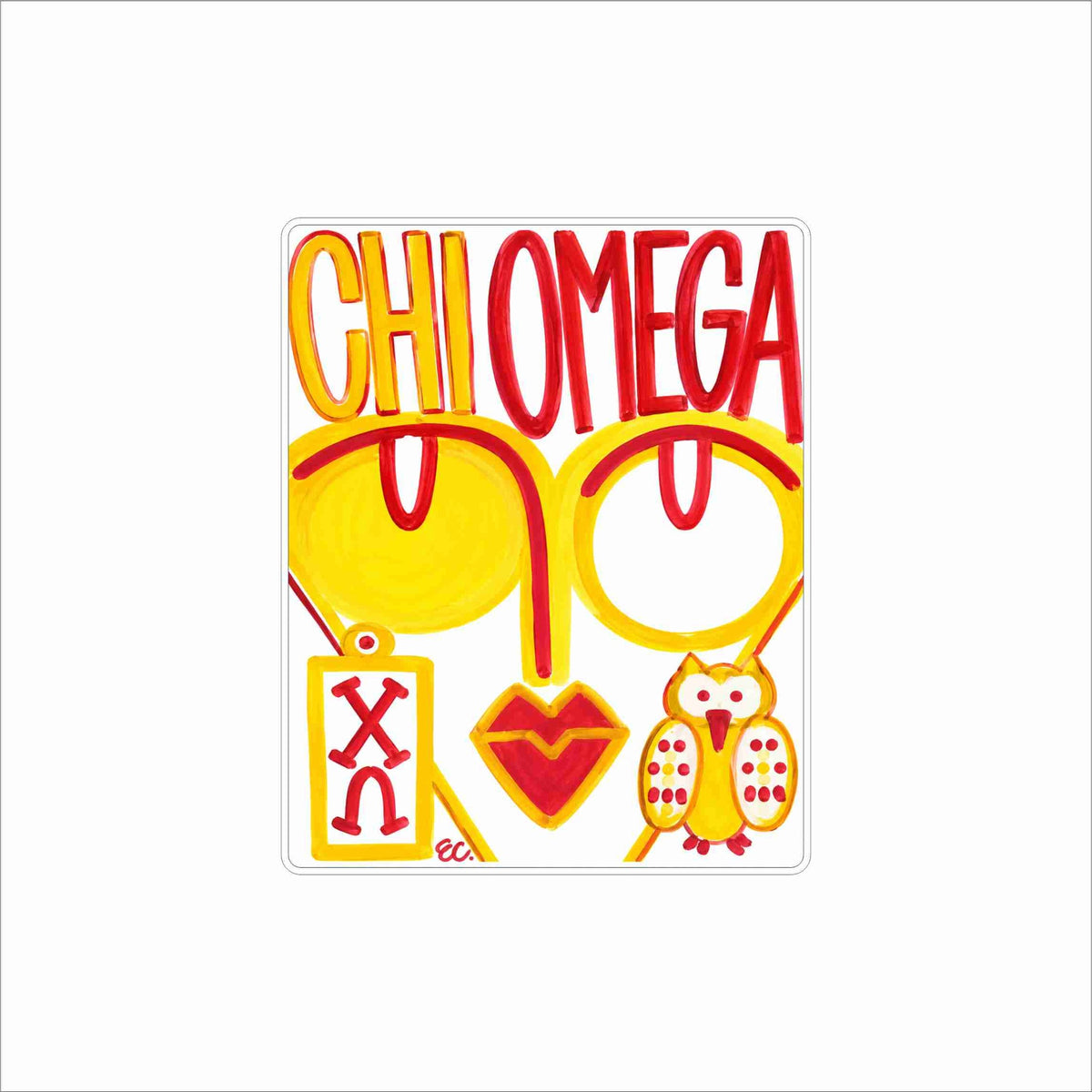 ECA-058 ChiO Block Mini | 0.50Acrylic Mini Block
