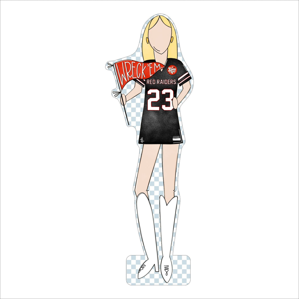 MSH-045 Texas Tech 2 | 0.75in. Acrylic Cutout |