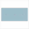 LFA-242 Light Blue Triple Charm Base | 4x8 | 0.75Acrylic Charm Base with Steel Discs