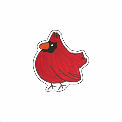 KCN-004-C4 Cardinal Magnet | 0.125Acrylic Magnet | Case of 4