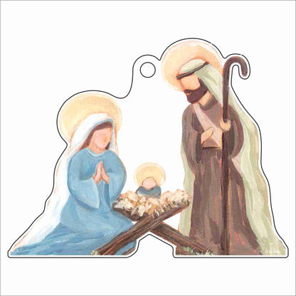 HNF-008 Nativity Ornament | 0.25Acrylic Ornament