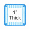 EPR-027 Blue Stripe Photo Frame | 0.50Acrylic Picture Frame