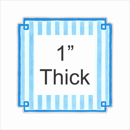 EPR-027 Blue Stripe Photo Frame | 0.50Acrylic Picture Frame