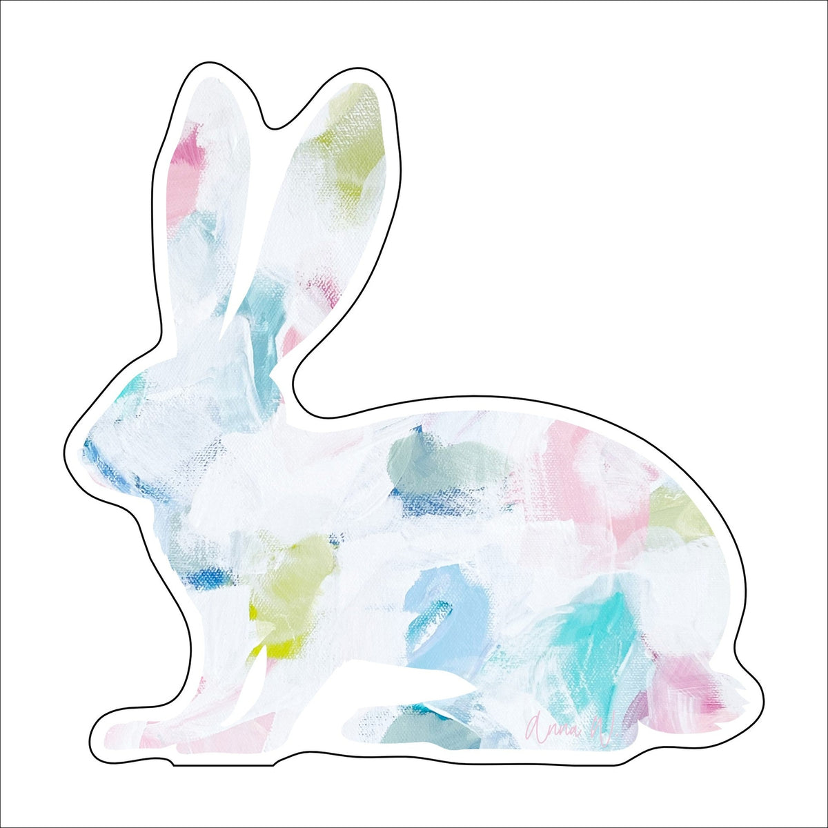 AWA-002 Bunny | 0.75in. Acrylic Cutout |