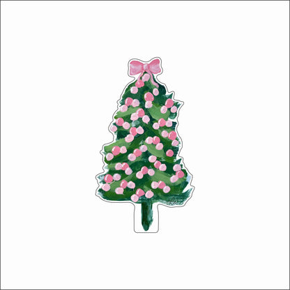 LFW-014 Pink Christmas Tree | 0.75Acrylic Contour