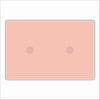 LFA-234 Light Pink Double Charm Base | 4x6 | 0.75Acrylic Charm Base with Steel Discs