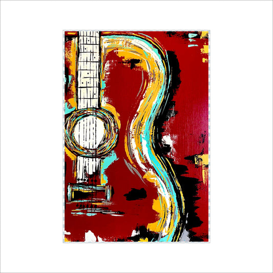 Guitar Block | 0.75in. Acrylic Cutout | Case (any 10+)