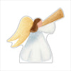 ADS-002 Angel with Trumpet Mini | 0.50in. Acrylic Cutout |