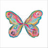 AGA-008 Butterfly of Hope Coaster | 0.25Acrylic Coaster with Clear Bumpers | Set of 4