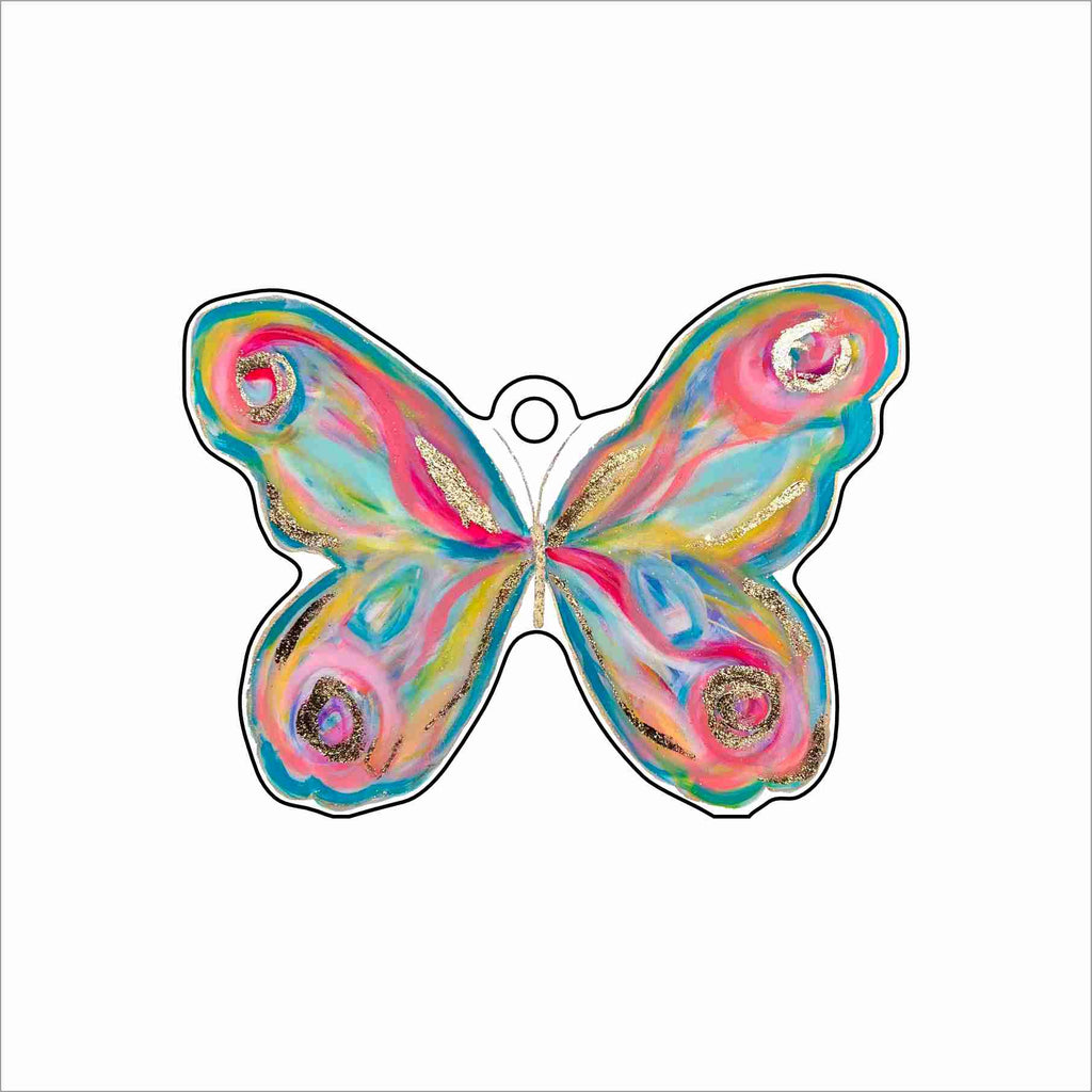 AGA-009 Butterfly of Hope Ornament | 0.25Acrylic Ornament