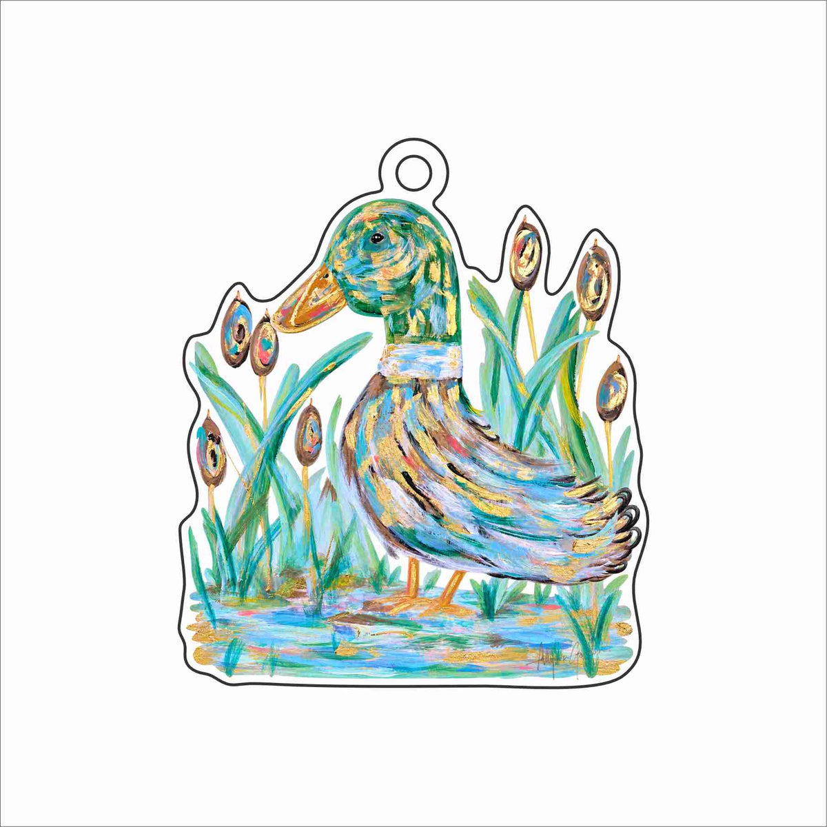 AGA-015 Duckleberry Fin Ornament | 0.25Acrylic Ornament