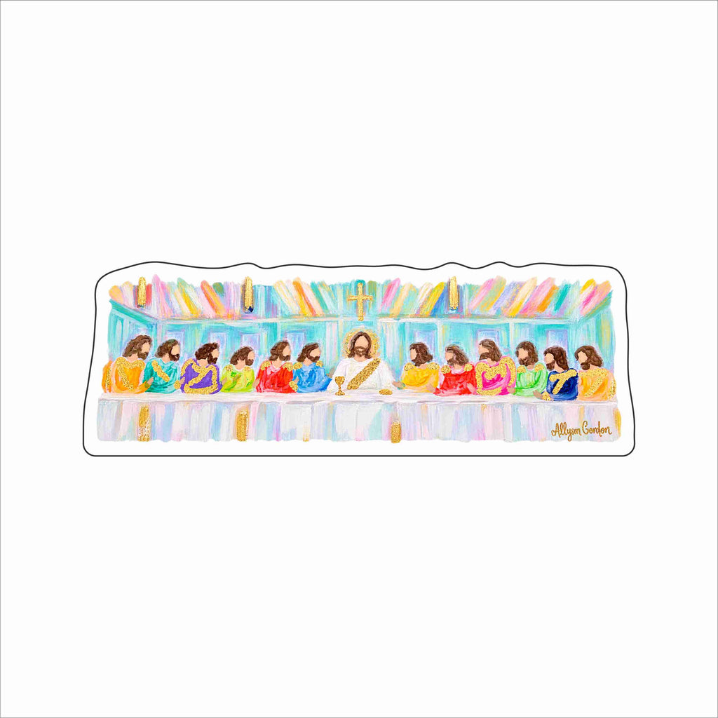 AGA-017 The Last Supper with a Little Sparkle | 0.75Acrylic Contour
