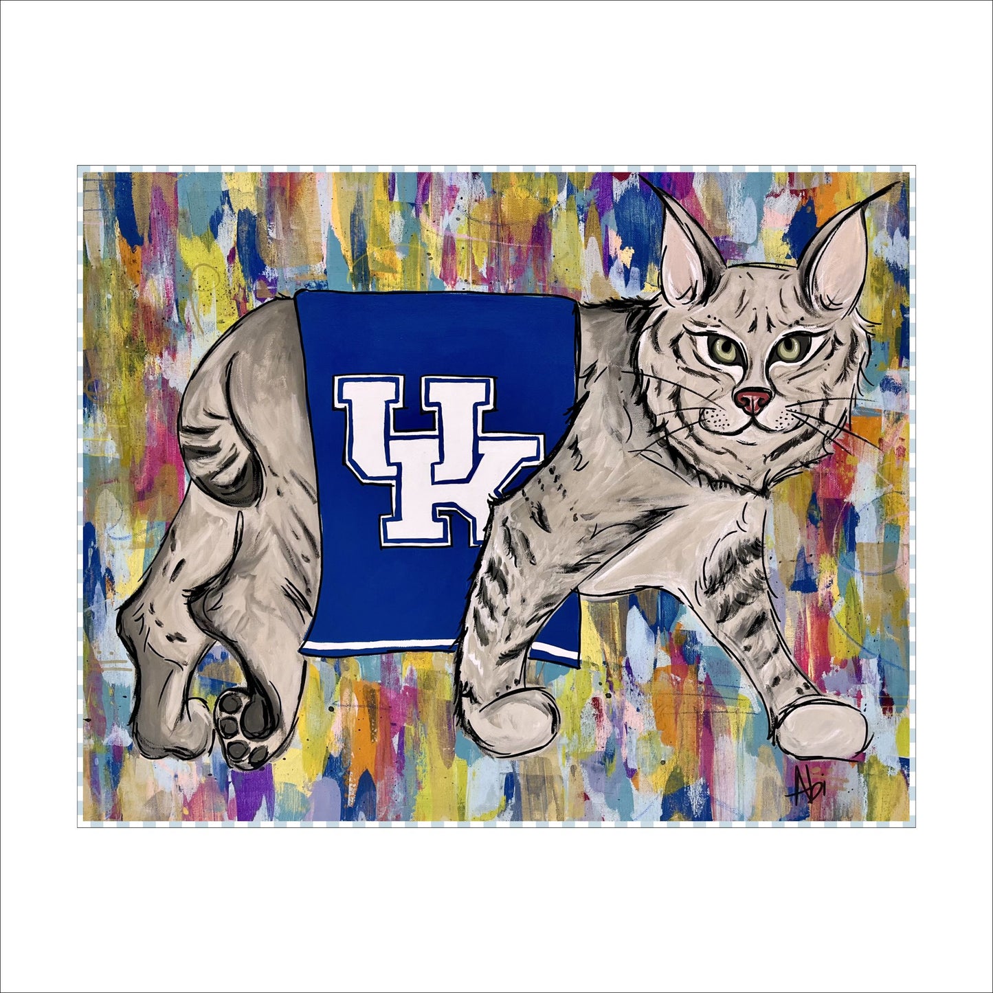 AHM-005 Kentucky Wildcat | 0.75in. Acrylic Cutout 5x7 |
