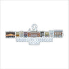 AHM-006 Union City TN Ornament | 0.25in. Acrylic Ornament | Case of 25
