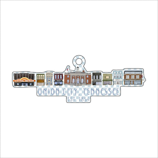 AHM-006 Union City TN Ornament | 0.25in. Acrylic Ornament |