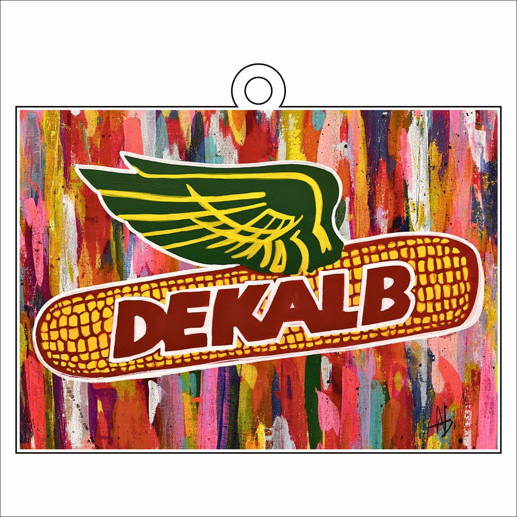 AHM-012 Corn on Dekalb Ornament | 0.25in. Acrylic Ornament | Case of 25