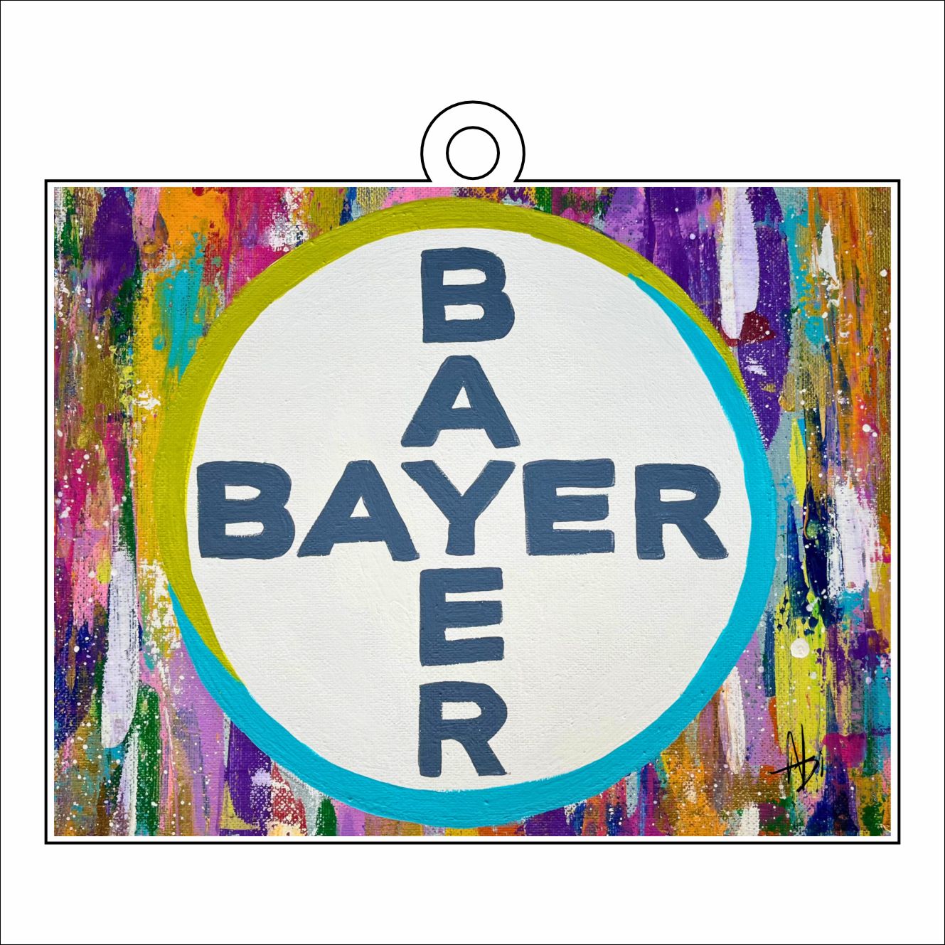 AHM-014 Bayer Ornament | 0.25in. Acrylic Ornament |
