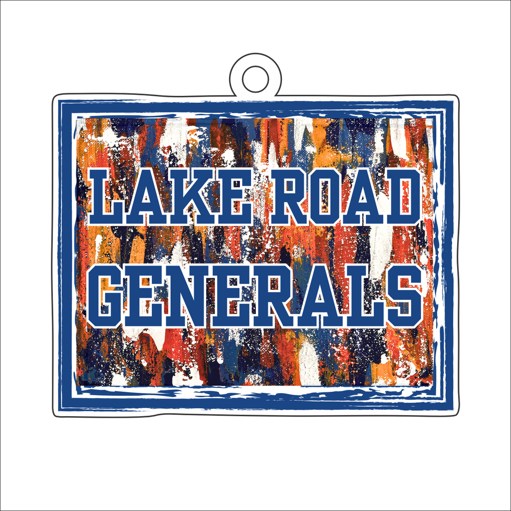 AHM-015 Lake Road Ornament | 0.25in. Acrylic Ornament | Case Bundle of 25