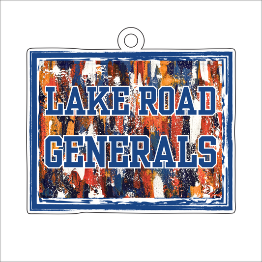 AHM-015 Lake Road Ornament | 0.25in. Acrylic Ornament | Case Bundle of 25