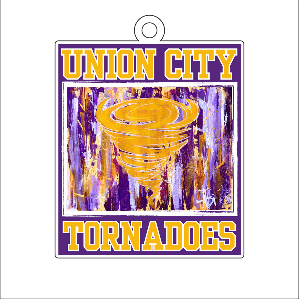 AHM-017 Tornado Ornament | 0.25in. Acrylic Ornament |