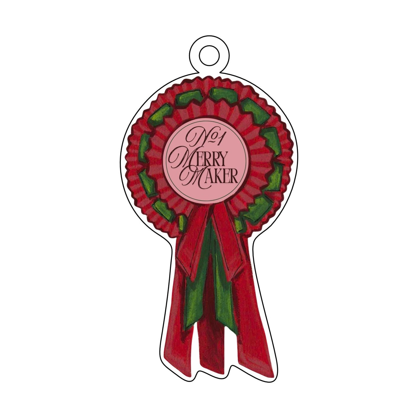 AHM-019 Merry Maker | 0.25Acrylic Ornament |