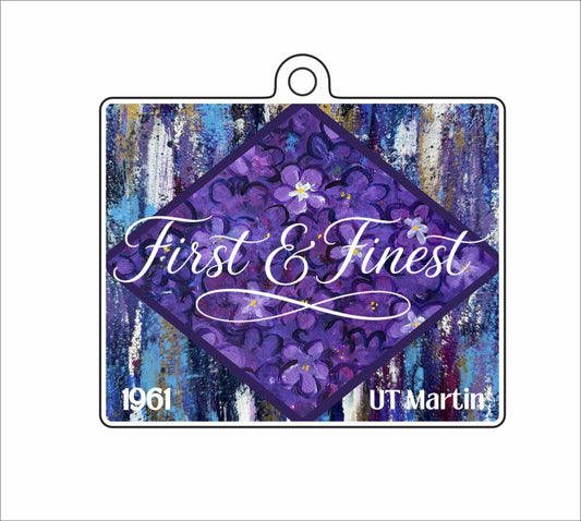 AHM-029 First & Finest ALPA DELTA PI Ornament | 0.25Acrylic Ornament |