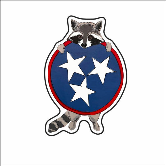 AHM-030 Racoon Needle Minder | 0.125Acrylic Magnet |