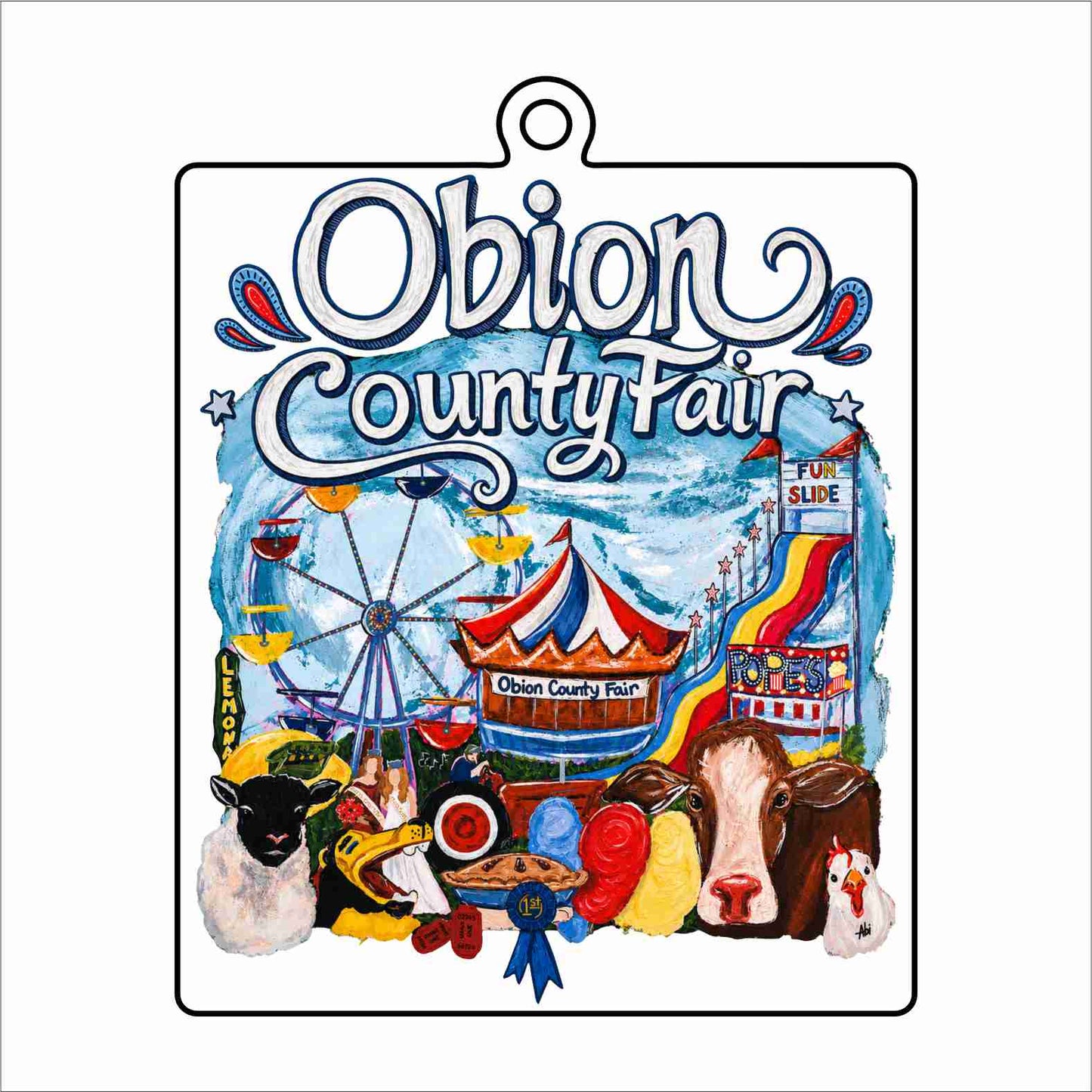 AHM-038 OC Fair Ornament | 0.25Acrylic Ornament