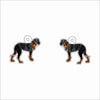 AHM-047 Smokey Dog Earings | 0.125Acrylic Earrings | Case of 4
