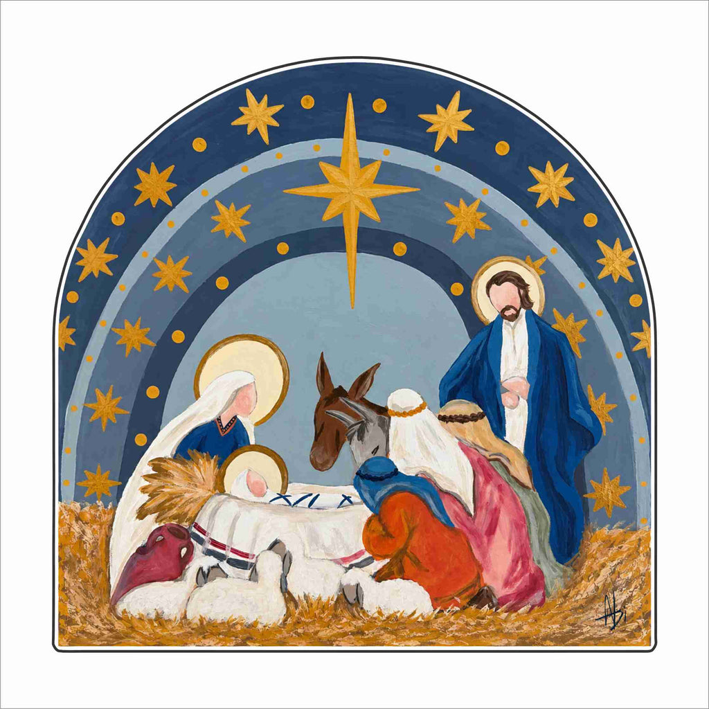 AHM-052 Nativity Scene | 0.75Acrylic Contour