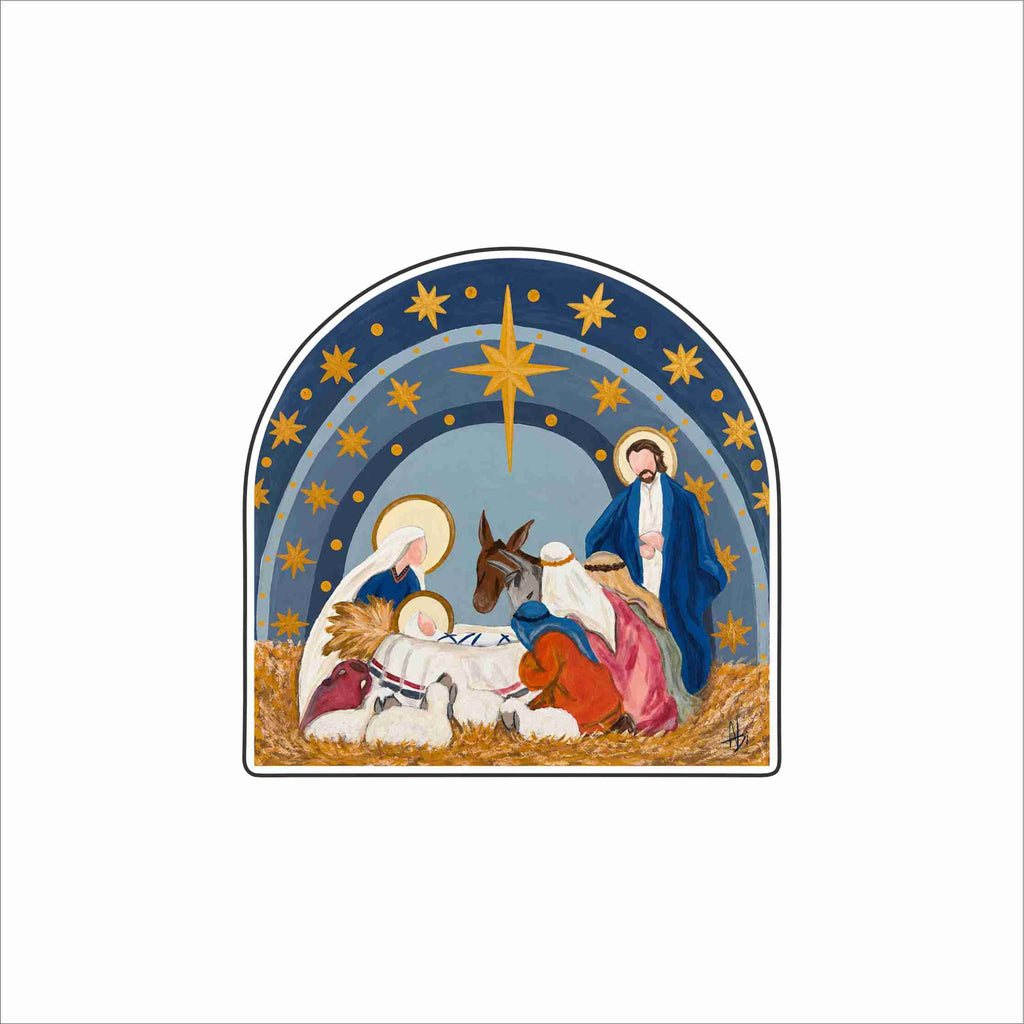 AHM-053 Nativity Scene Mini | 0.50Acrylic Mini Contour