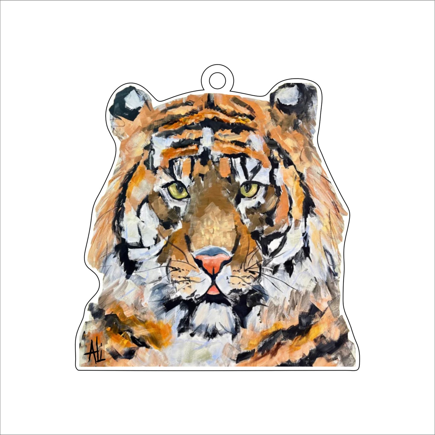 Tiger Ornament | 0.25in. Acrylic Cutout | Case Bundle any 10+ (Pack of 1)