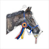 Martini Horse Ornament | 0.25in. Acrylic Cutout | Case Bundle any 10+ (Pack of 1)