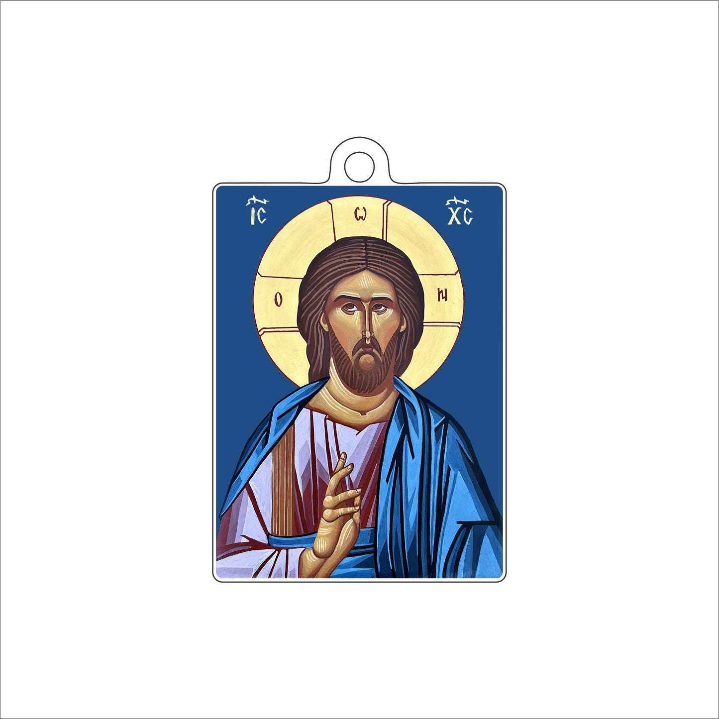 ALR-013 Christ Pantocrator Ornament | 0.25Acrylic Ornament