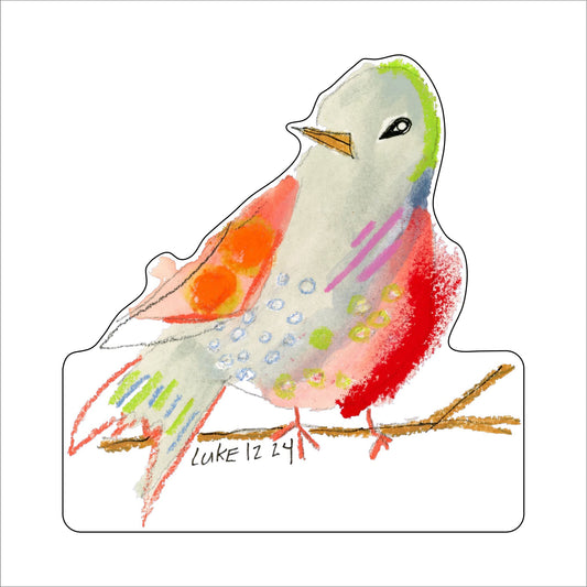 AMC-001 Luke 12.24 | 0.75in. Acrylic Cutout | Single