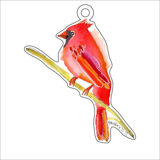 AMC-003 Cardinal | 0.25in. Acrylic Ornament | Mix and  Match (any 10+)