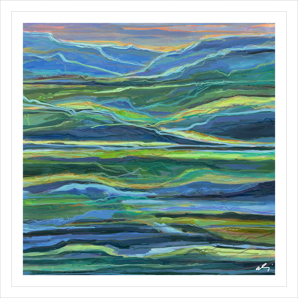 ANA-016 WNC | 12x12 Watercolor Flat | Single