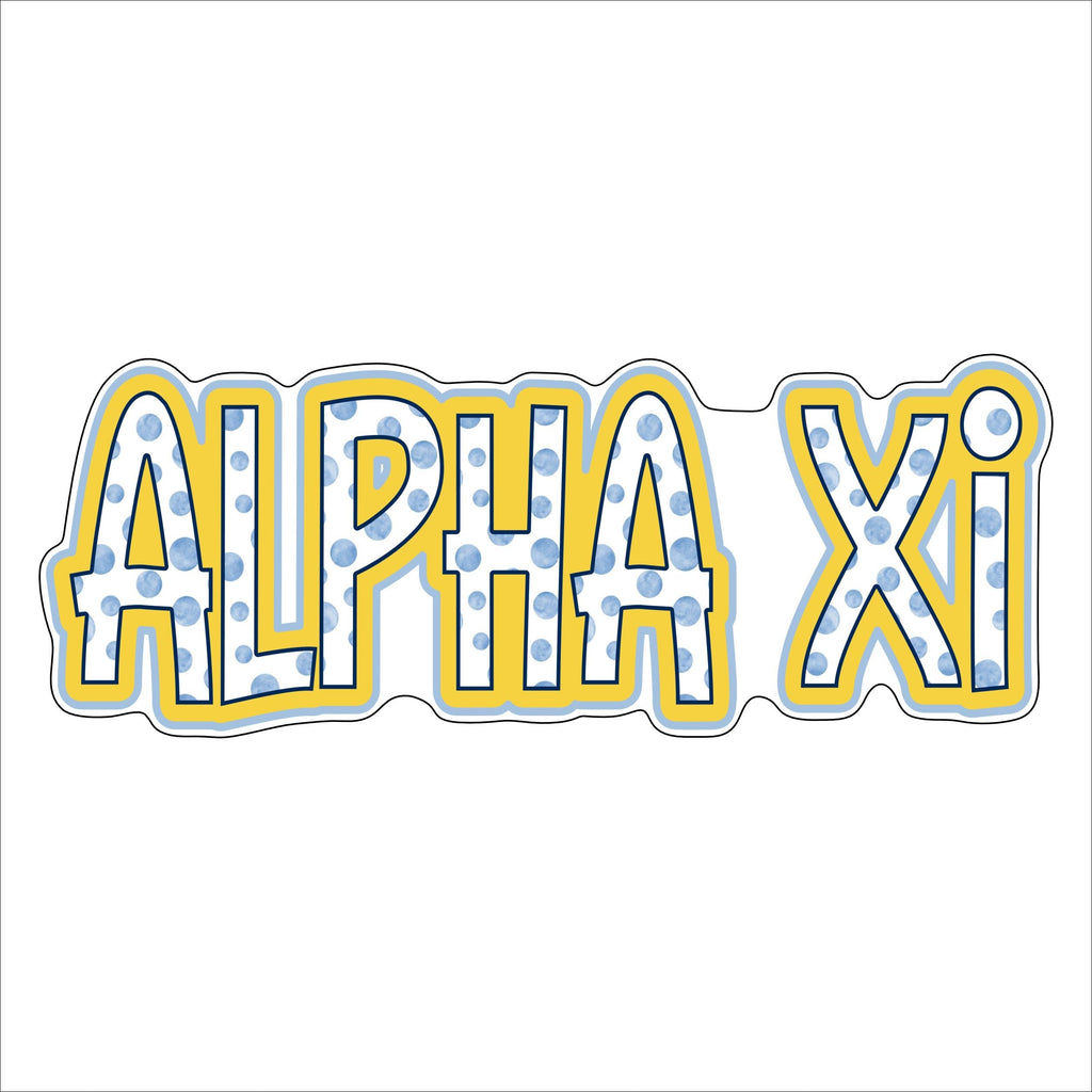 Alpha Xi | 0.50in. Acrylic Mini |
