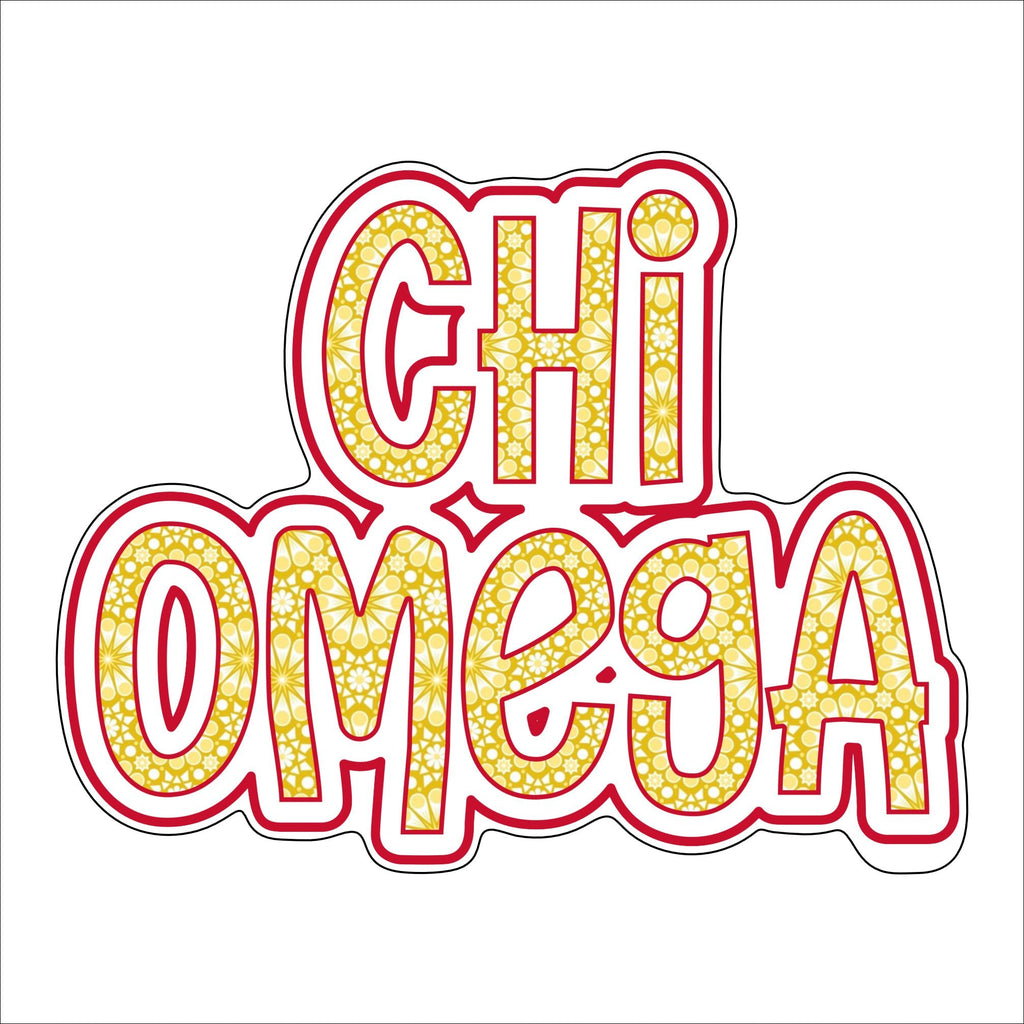Chi Omega | 0.75in. Acrylic Cutout | Case Bundle any 10+