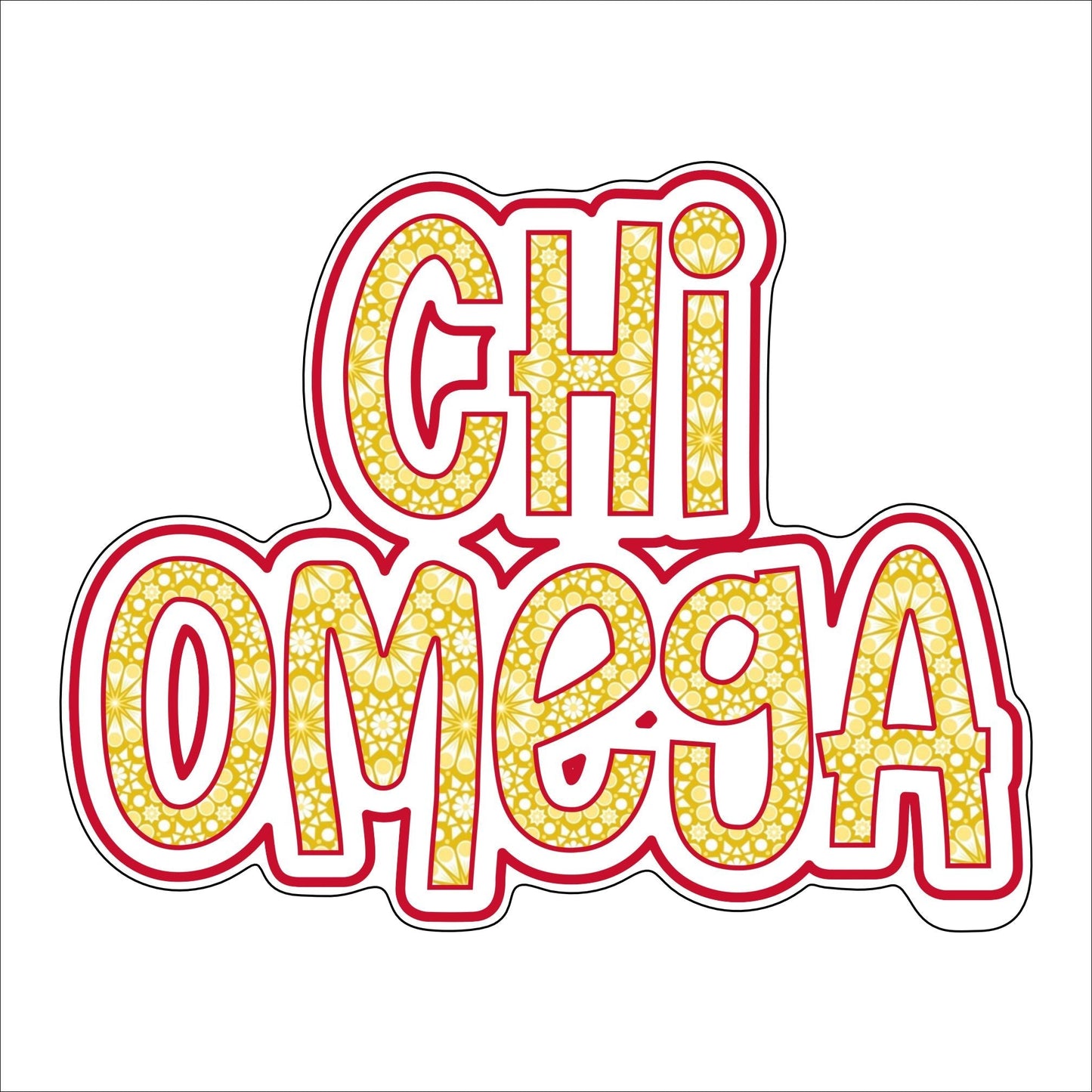 Chi Omega | 0.50in. Acrylic Mini |