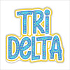 Tri Delta | 0.75in. Acrylic Cutout | Case Bundle any 10+