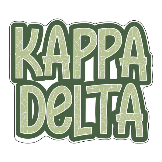 Kappa Delta | 0.50in. Acrylic Mini |