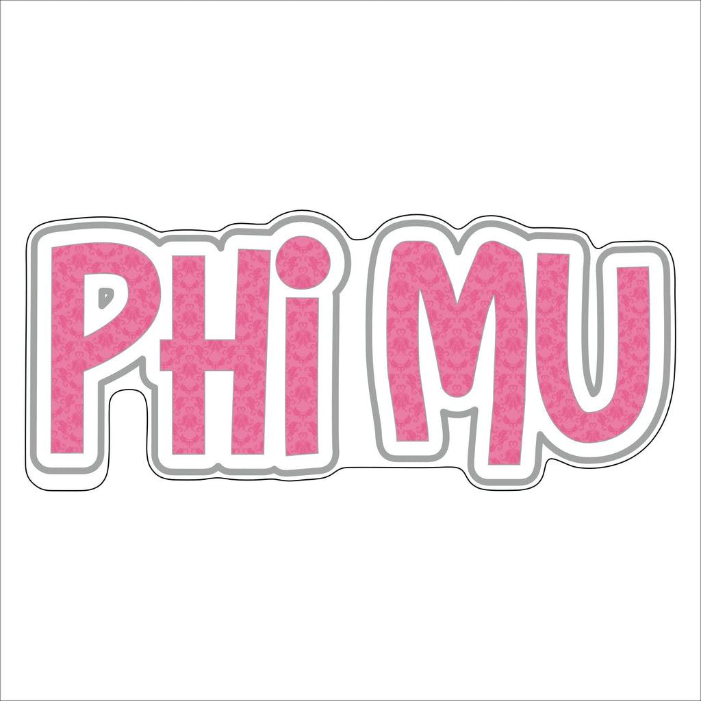 Phi Mu | 0.50in. Acrylic Mini |
