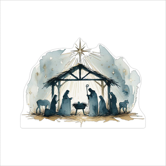 AND-045 Navy Nativity | 0.50Acrylic Mini |
