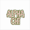 AND-048 Alpha Chi Mini 2 | 0.50Acrylic Mini Contour