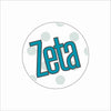 AND-071 Zeta Polka Dot Coaster | 0.25Acrylic Coaster with Clear Bumpers | Case of 4