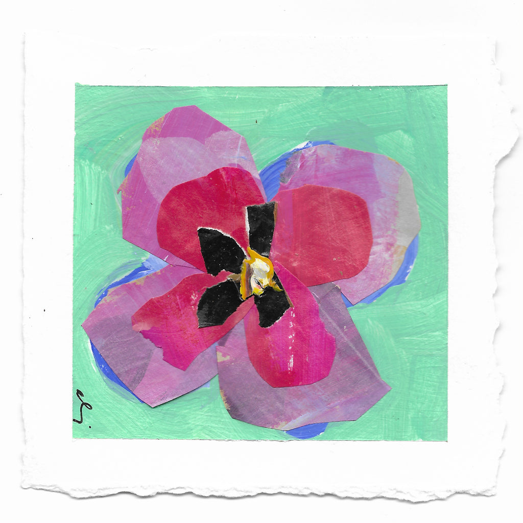 Raspberry Bloom | 0.75in. Acrylic Cutout | Single