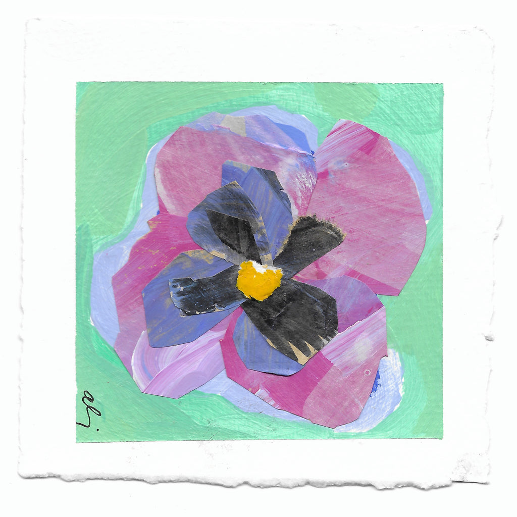 Pansy Sunset | 0.75in. Acrylic Cutout | Single