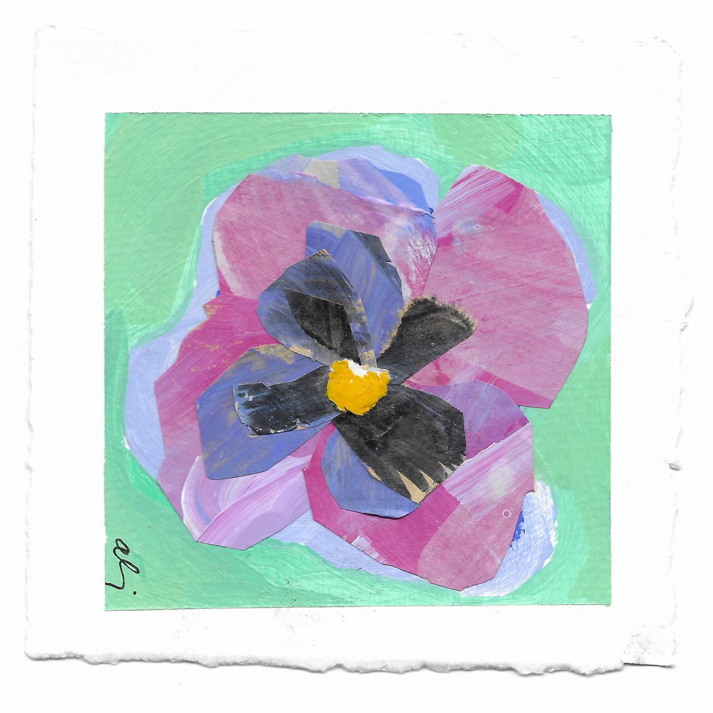 Pansy Sunset | 0.75in. Acrylic Cutout | Single