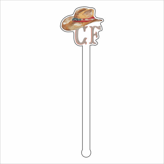ASA-004 CF Cowboy Stirrer | 0.125in. Acrylic Stirrer | Case Bundle of 100